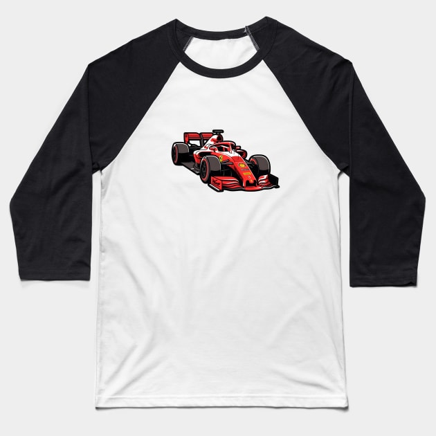 Formula 1 Car Baseball T-Shirt by Artifyio